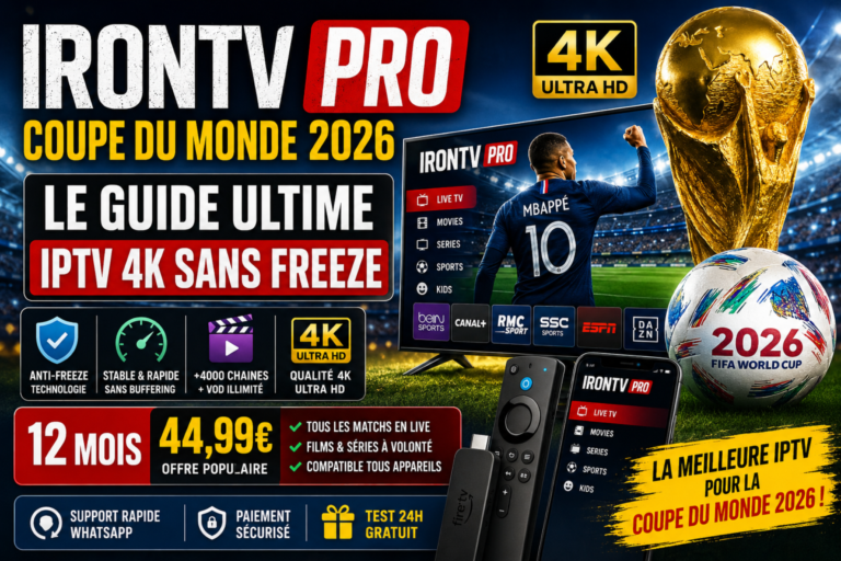 IronTV Pro Coupe du Monde 2026
