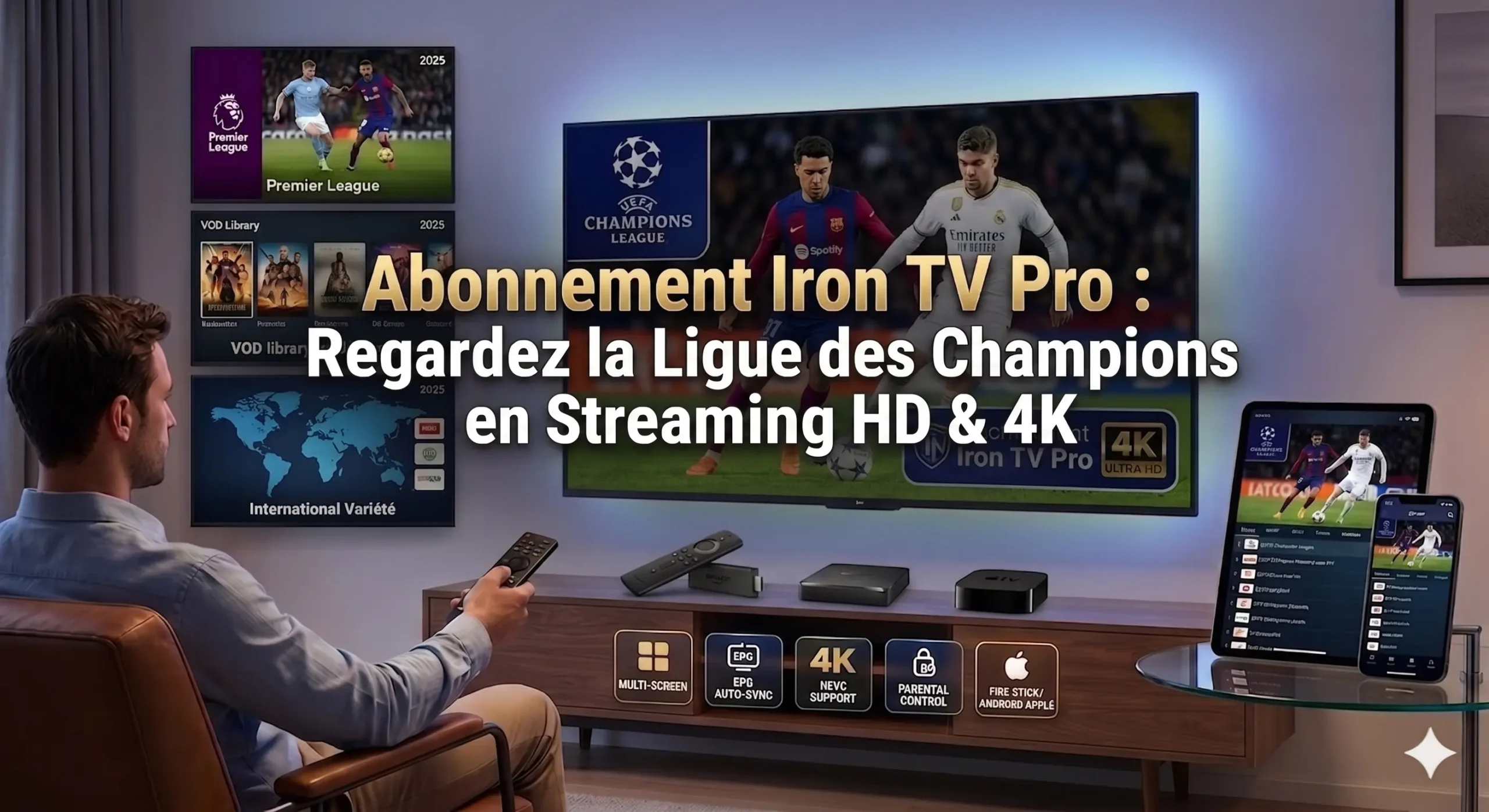Abonnement Iron TV Pro