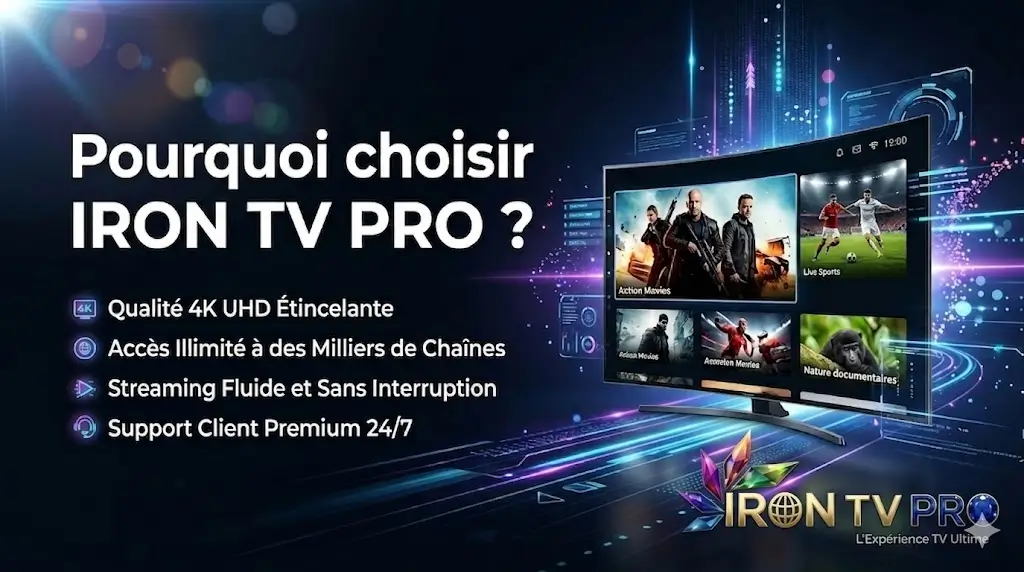 Abonnement Iron TV Pro